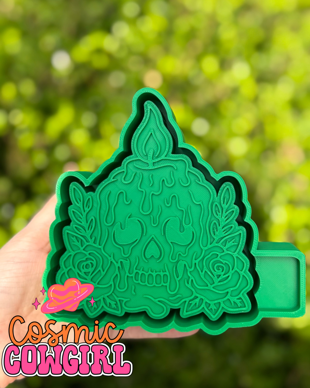 Melting Skull Candle- Silicone Mold