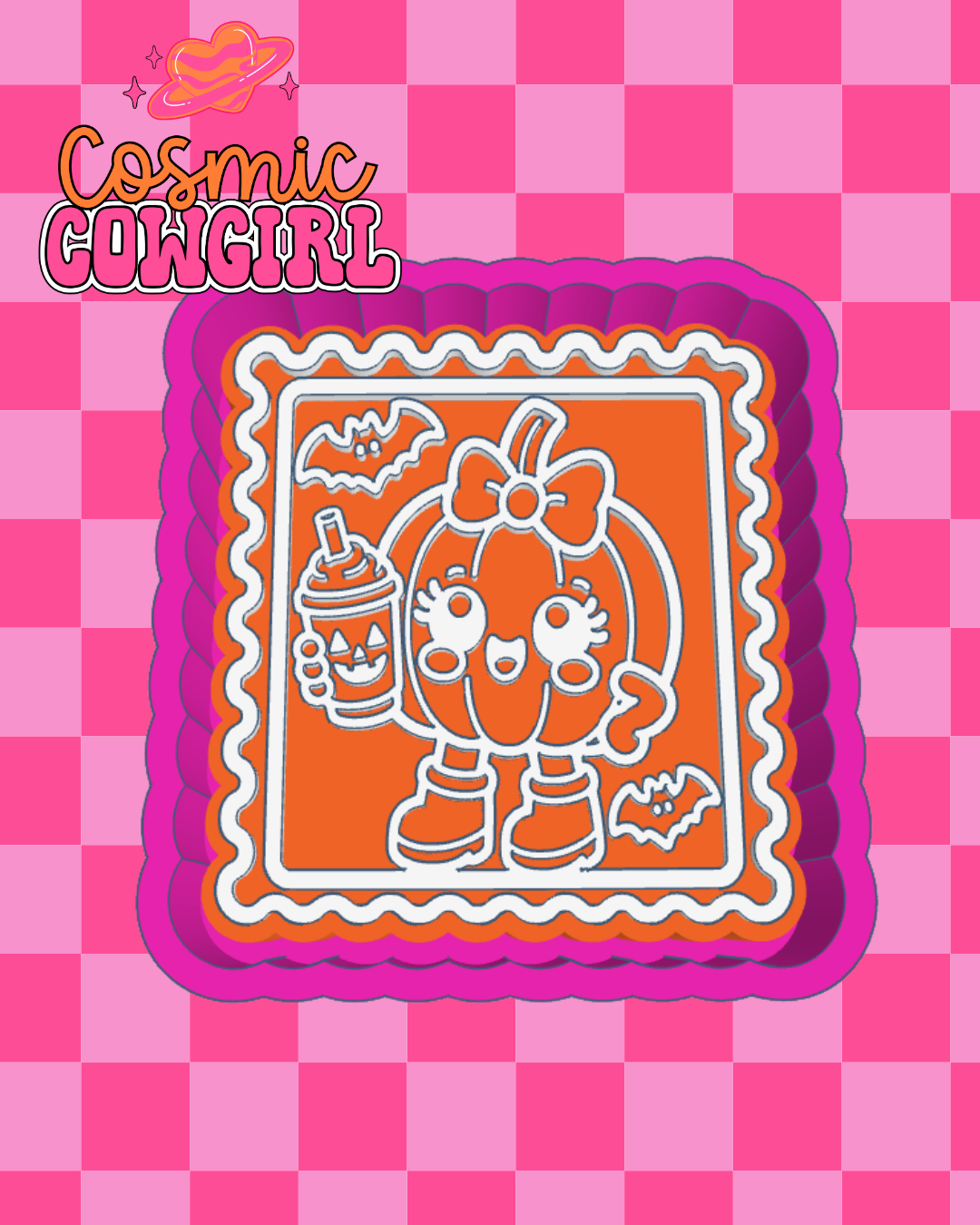Pumpkin Stamp - Silicone Mold Only