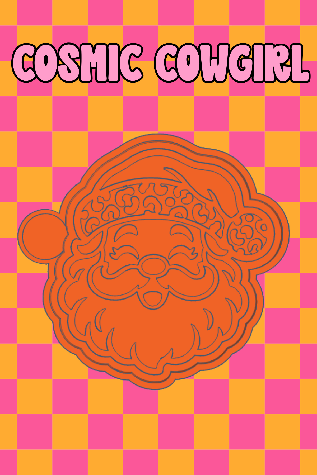 Leopard Santa - Silicone Mold