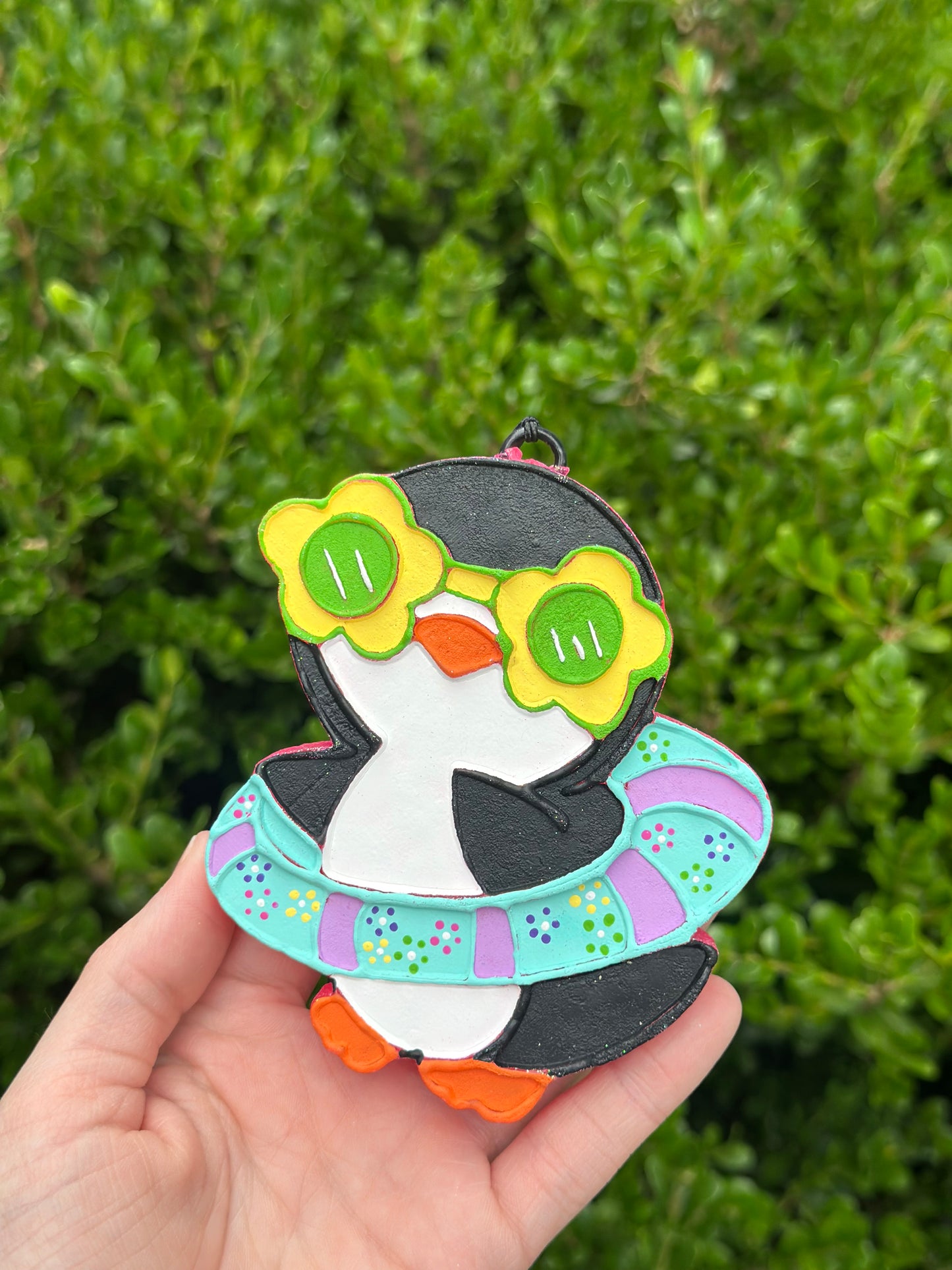 Penguin With Floatie - Custom