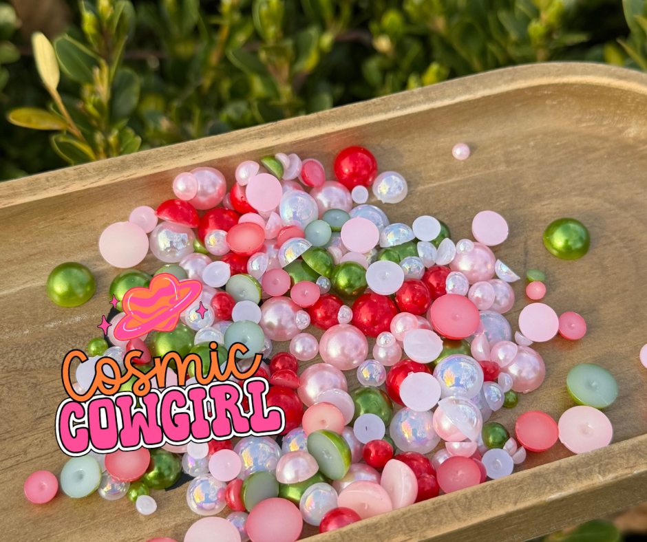 Ariel - Custom Pearl + Rhinestone Mix