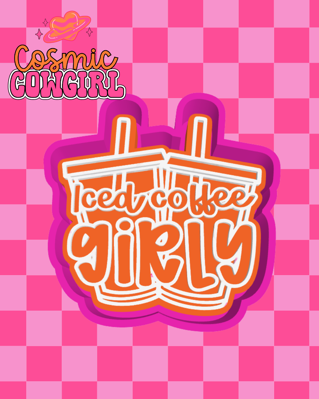 Iced Coffee Girly - Silicone Mold