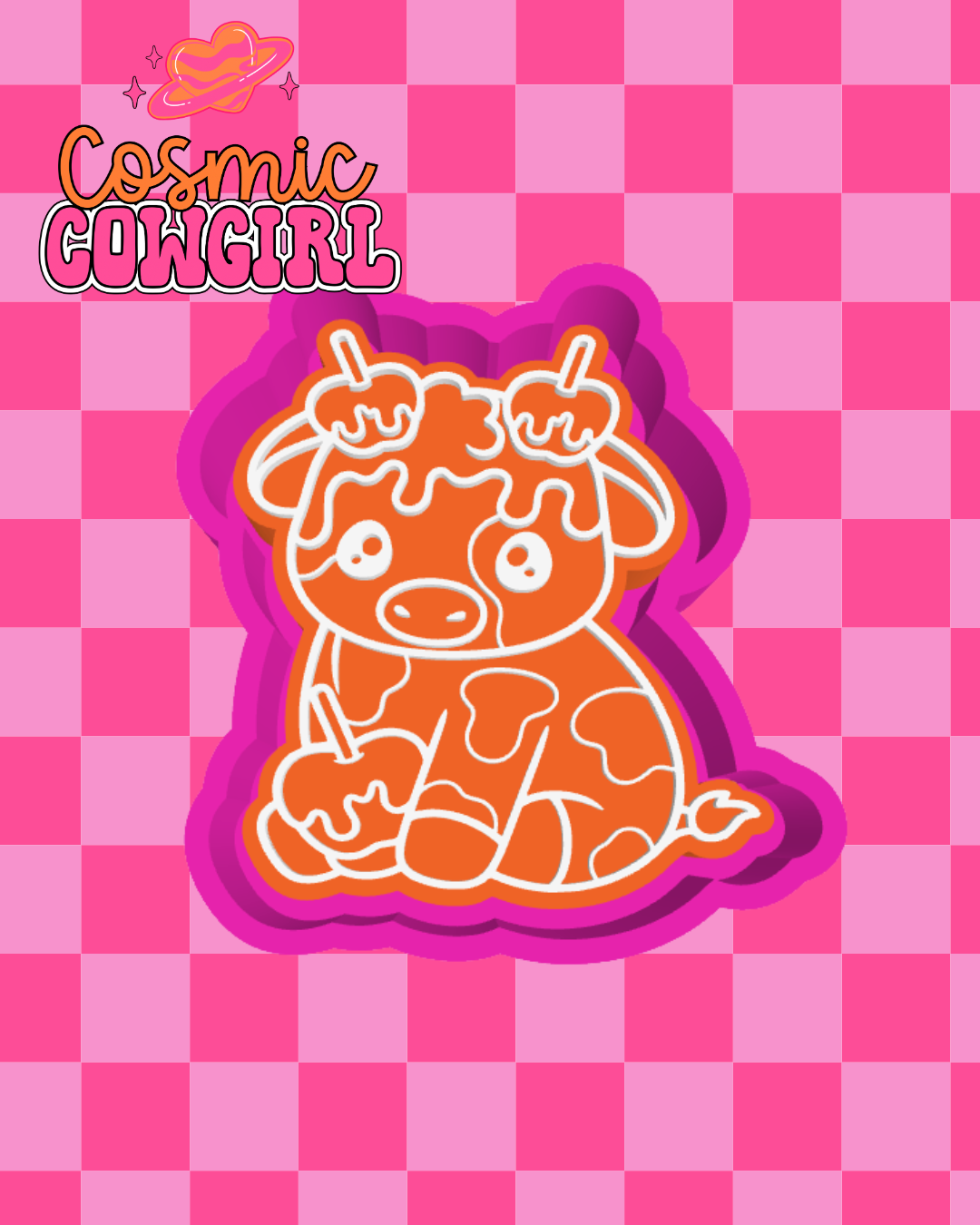 Caramel Apple Cow - Silicone Mold