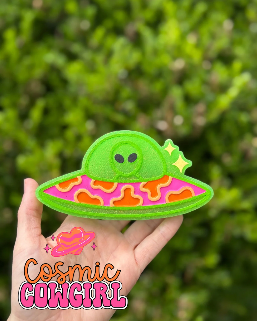 Groovy Alien UFO - Silicone Mold