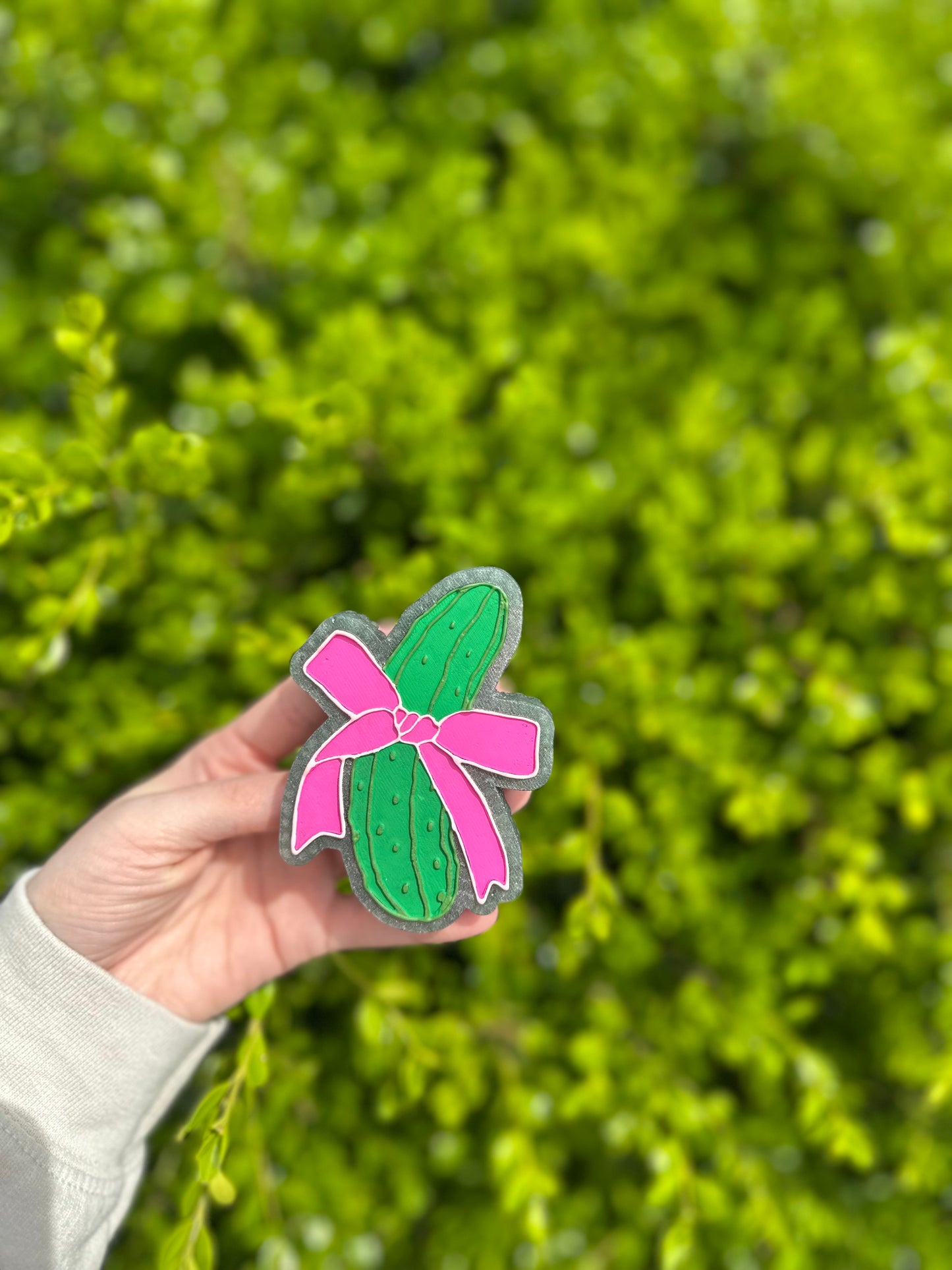 Pickle With Bow - Silicone Mold ONLY