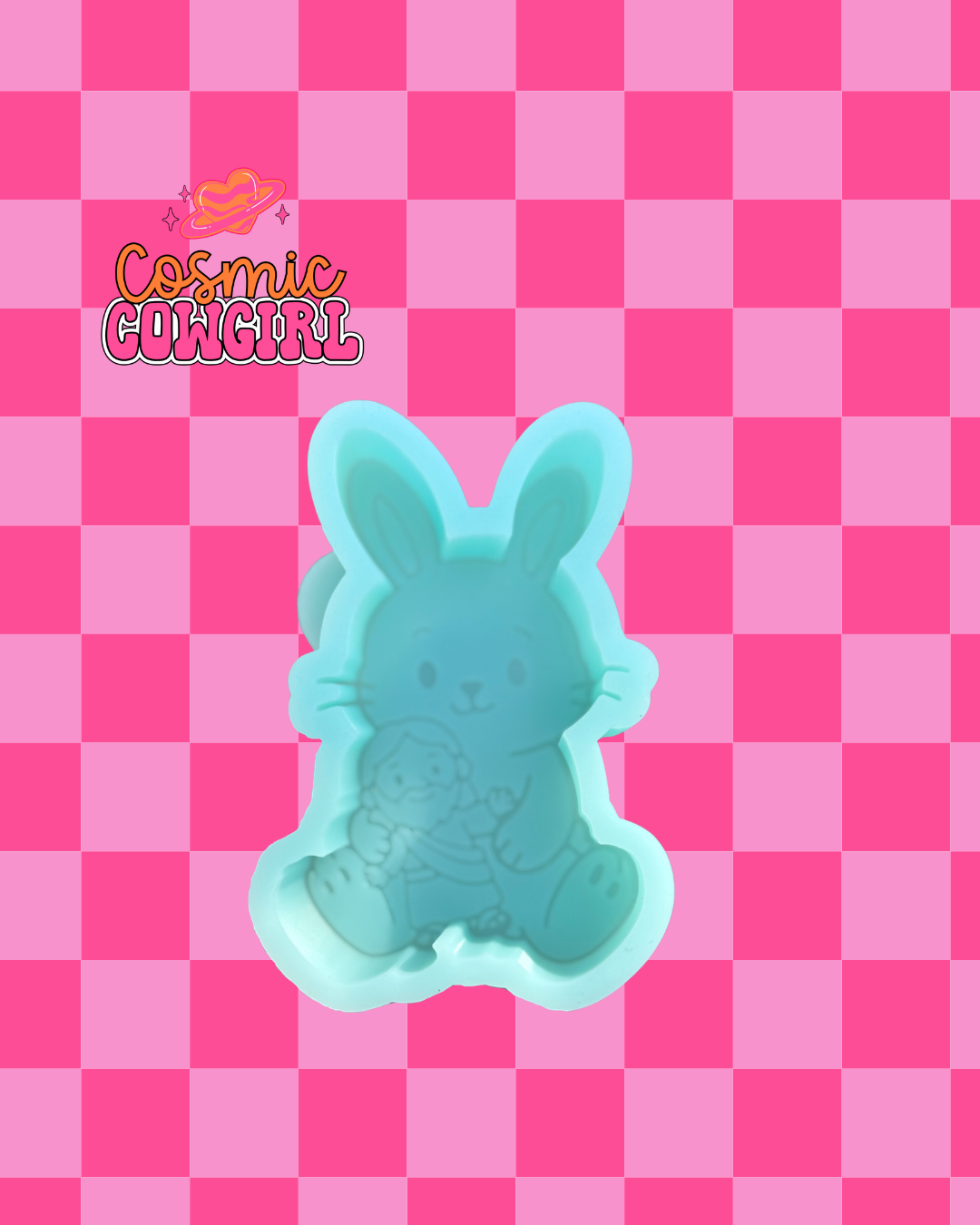 Bunny With Jesus Plush - Silicone Mold