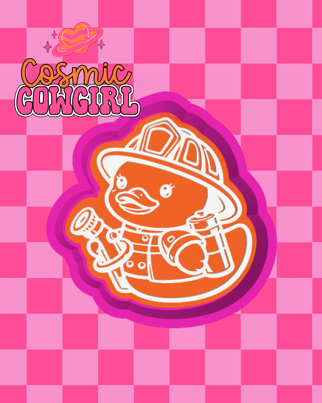 Firefighter Duck - Silicone Mold