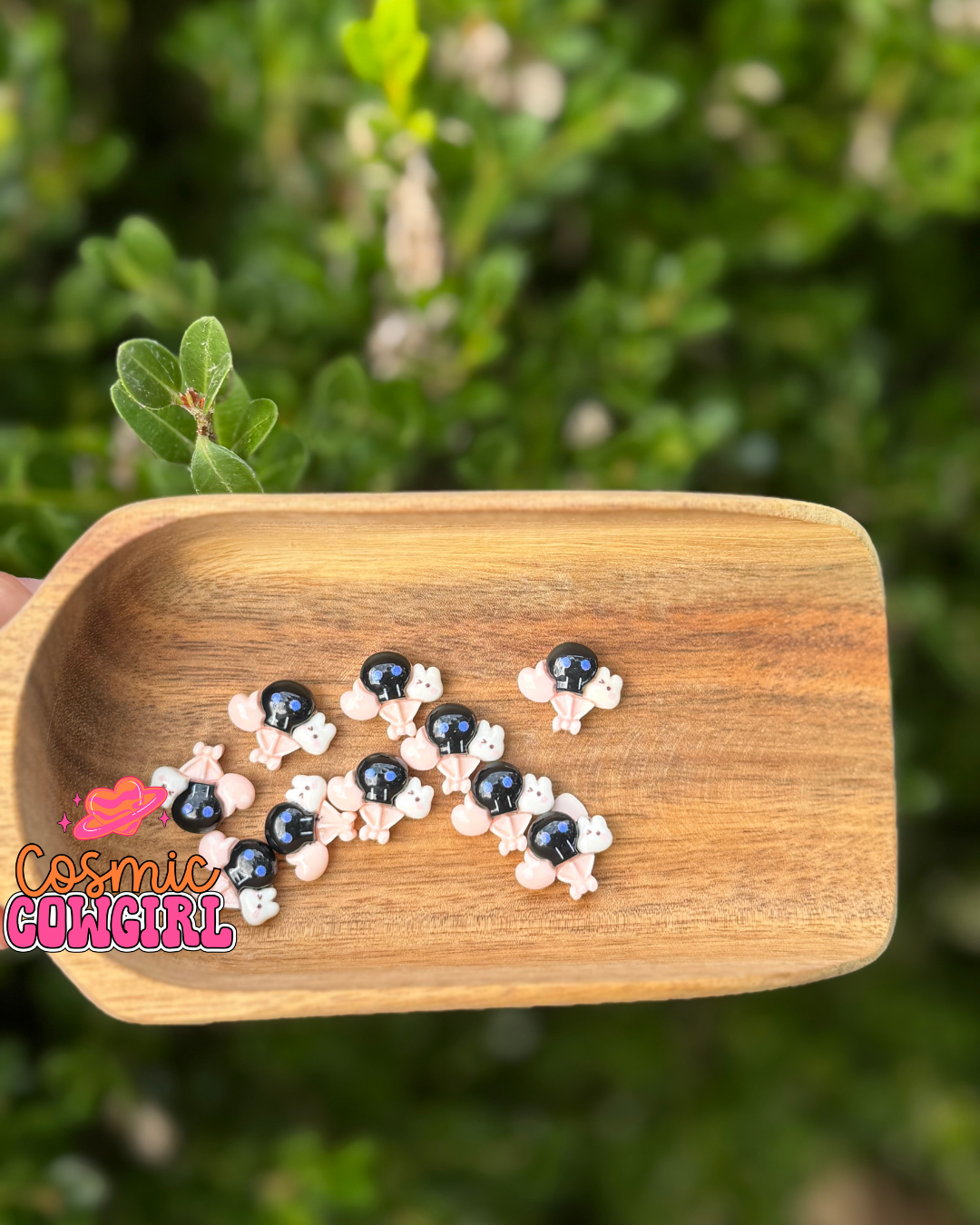 Pink Skull Balloons - Charms