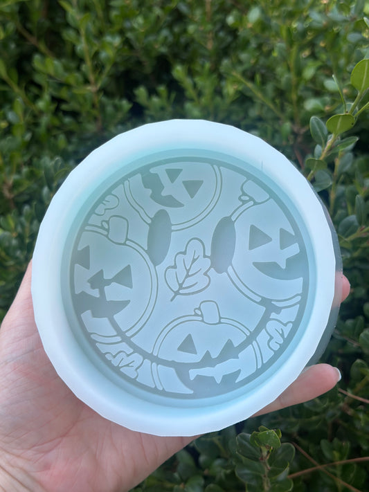 Pumpkin Cookie Smiley - Silicone Mold Only