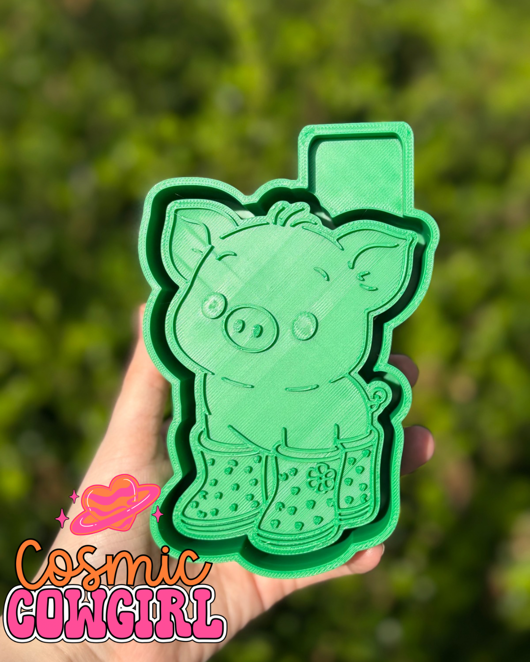 Pig In Rainboots - Silicone Mold