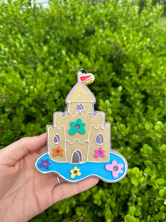 Floral Sandcastle - Custom