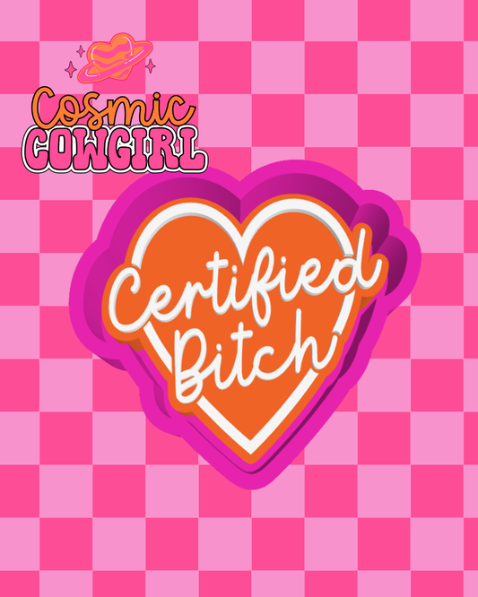 Certified B Heart - Silicone Mold