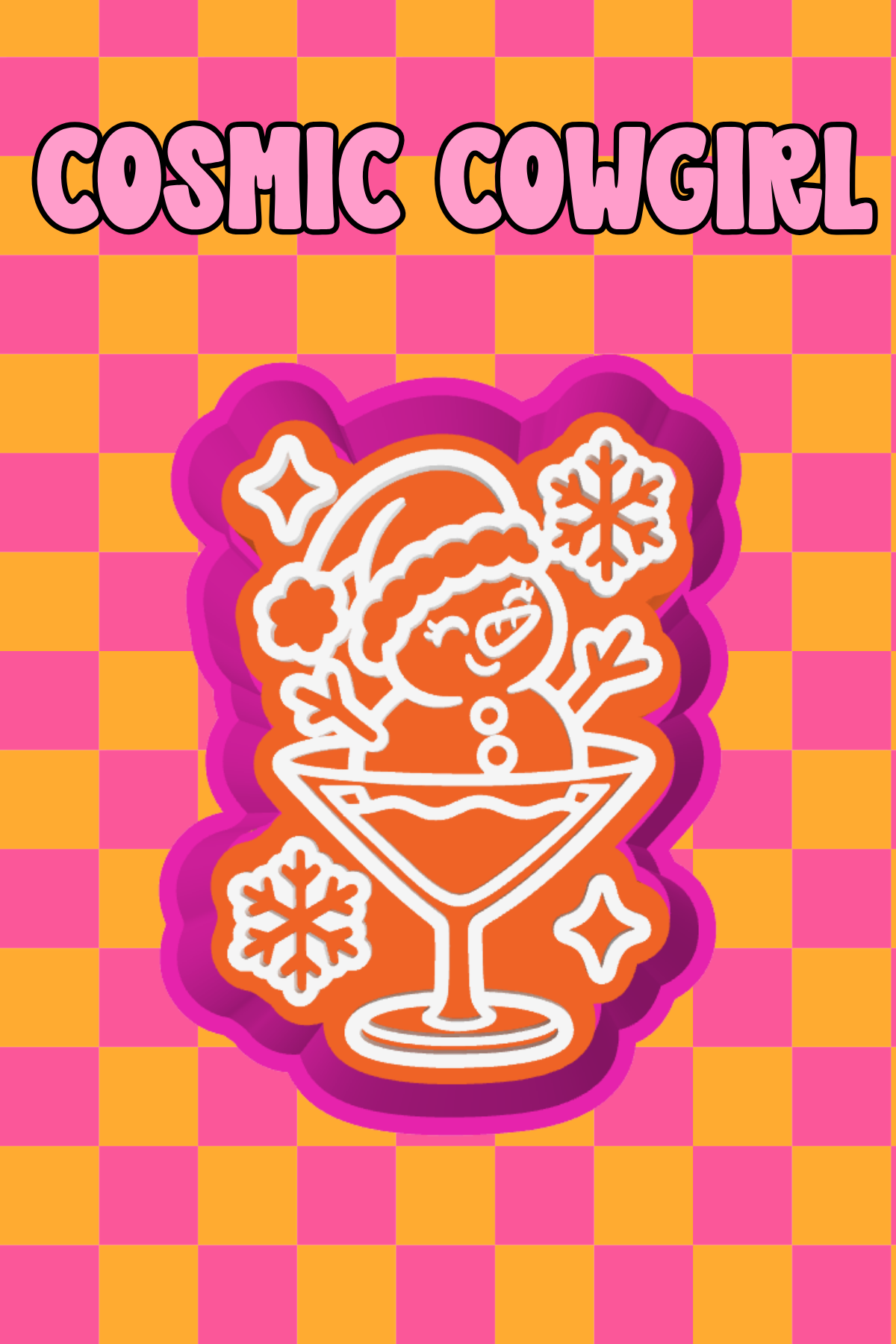 Snowman Martini - Silicone Mold