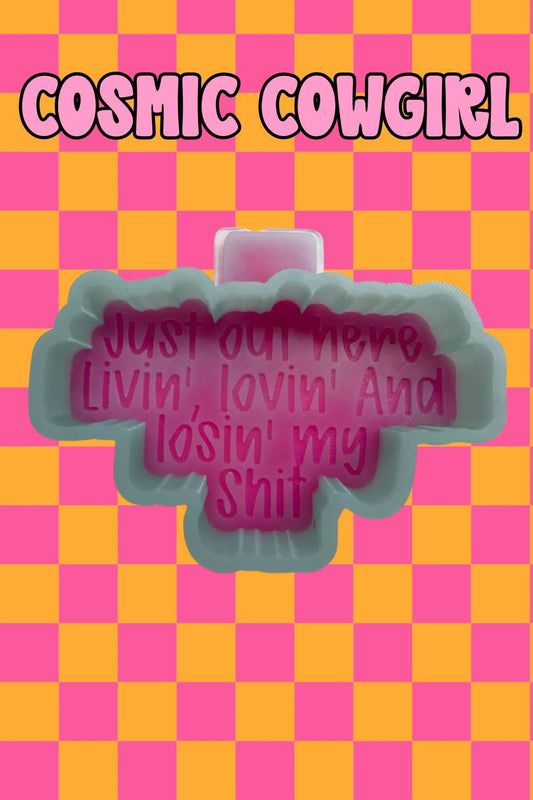 Livin’, Lovin’ And Losin’ My Shit- Silicone Mold