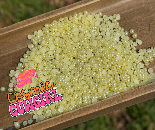 Buttercup Babe - 4mm Pearls