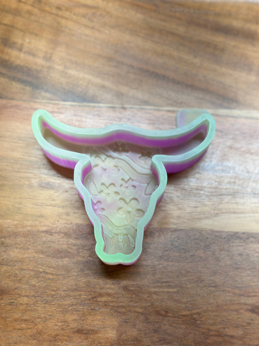 Groovy Bull - Silicone Mold
