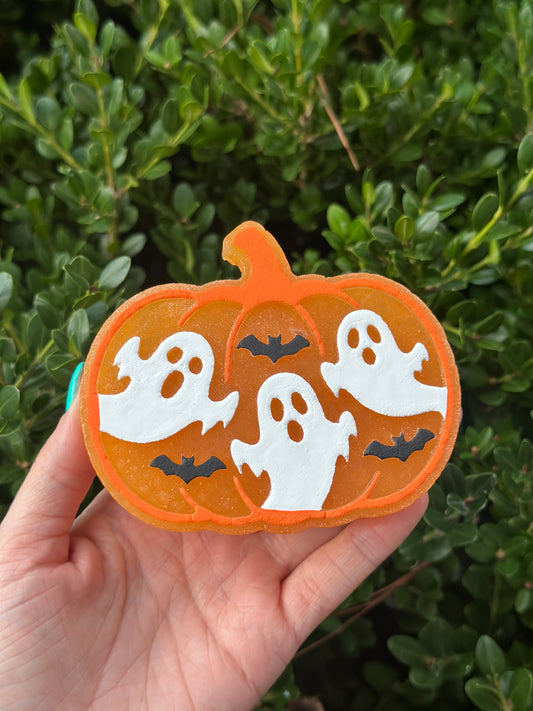 Pumpkin Ghost + Bats- Silicone Mold Only