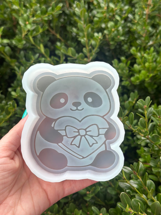 Panda Heart Box - Silicone mold only