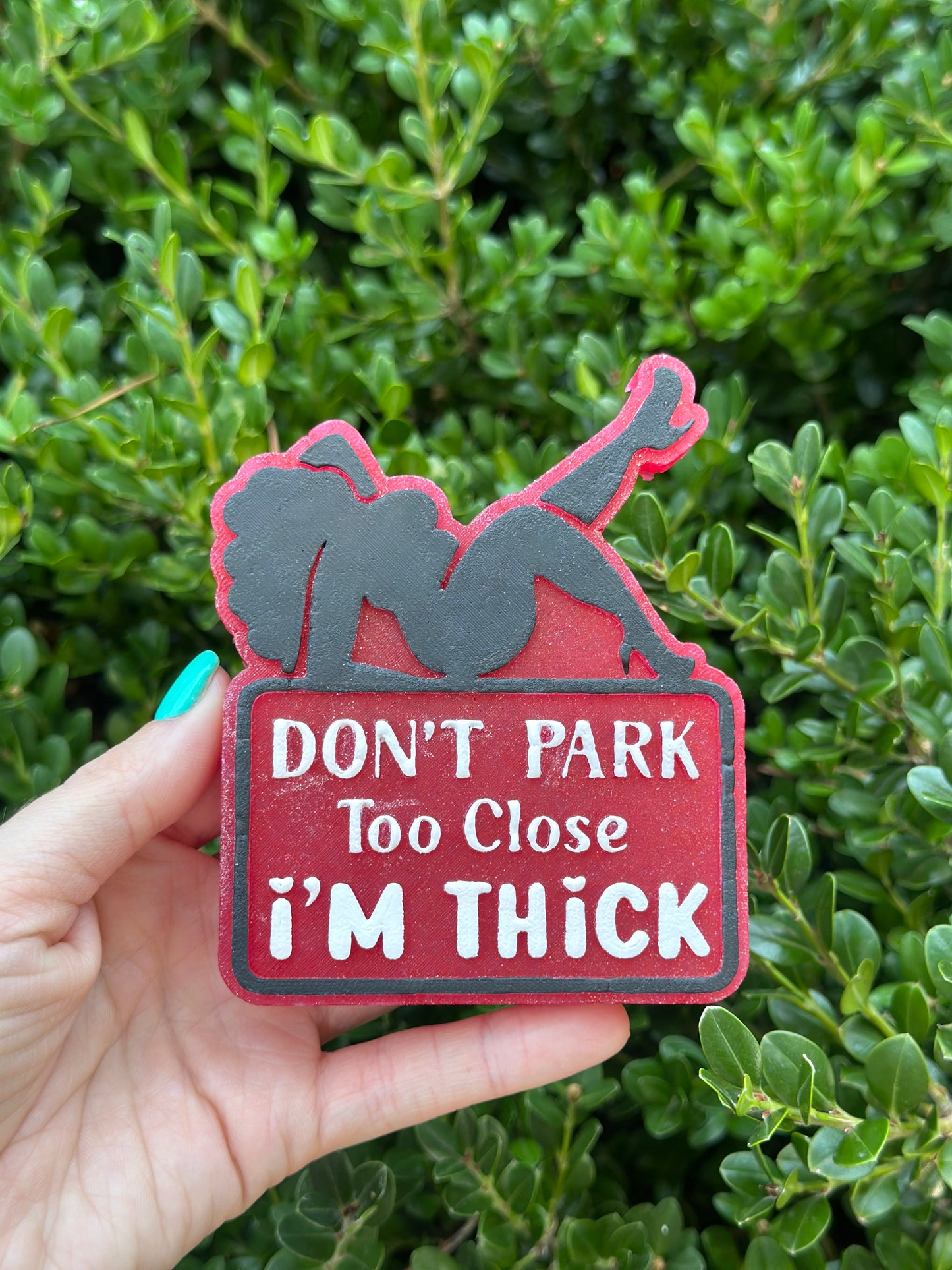 Don't Park Too Close - Silicone Mold ONLY