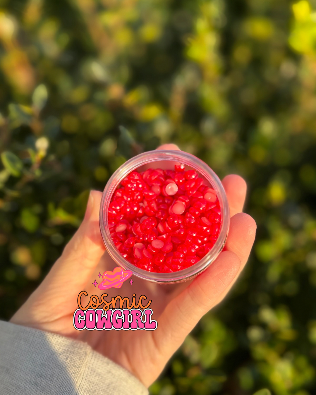 Cowgirl Crimson- 5mm Pearls