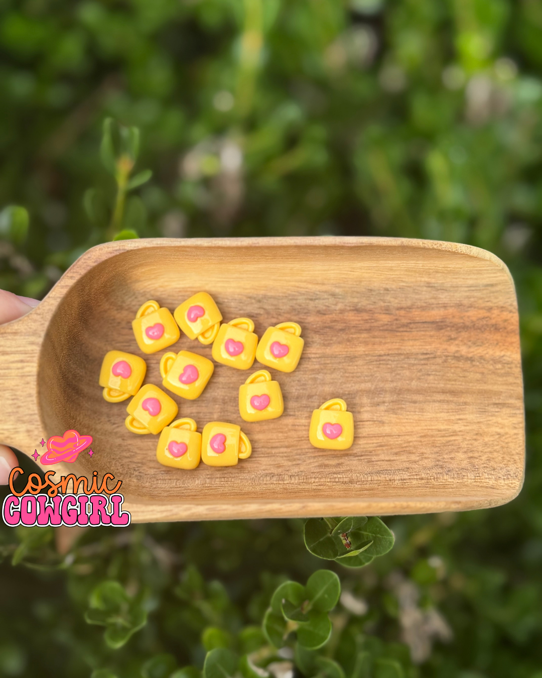 Yellow Purse - Charms