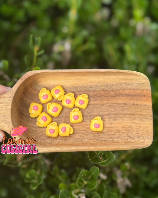 Yellow Purse - Charms