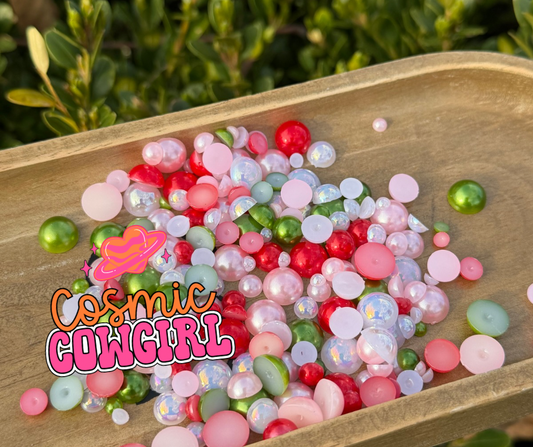 Ariel - Custom Pearl + Rhinestone Mix