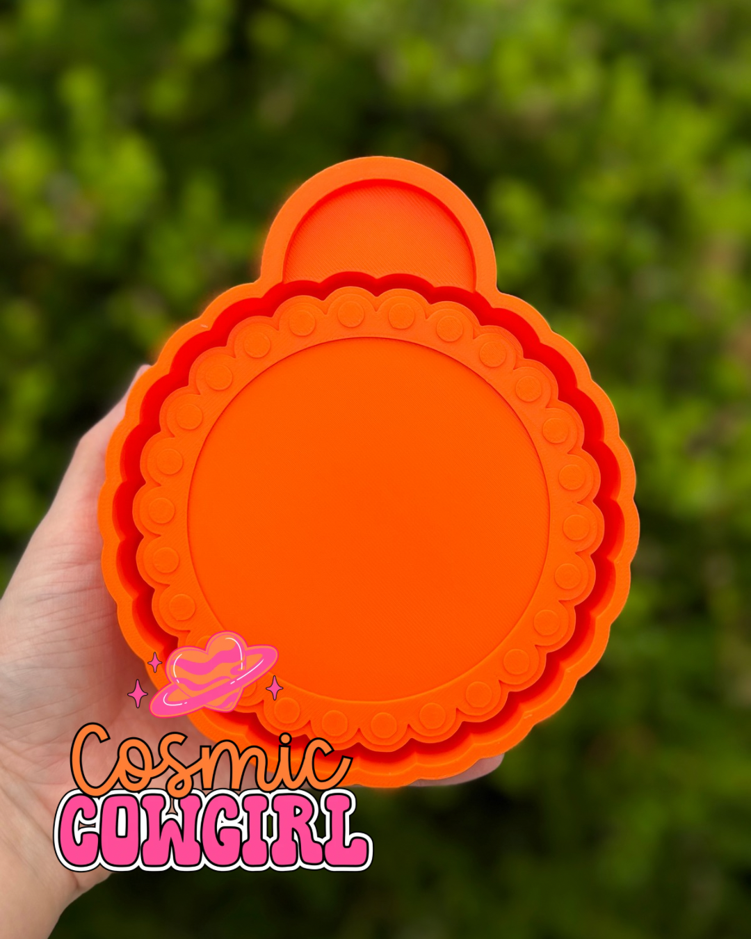 Scalloped Circle - Silicone Mold