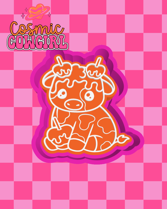 Caramel Apple Cow - Silicone Mold