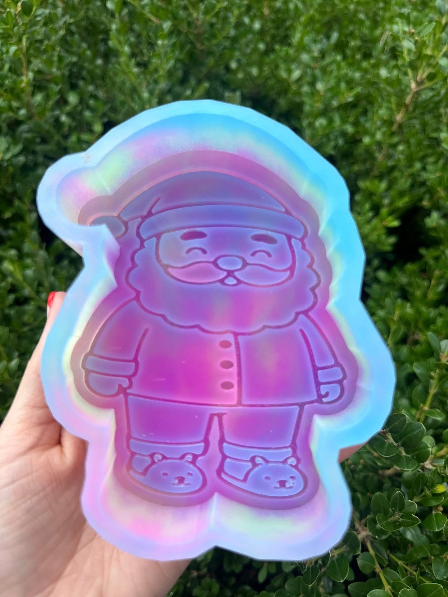 Santa Pajamas - Silicone Mold Only