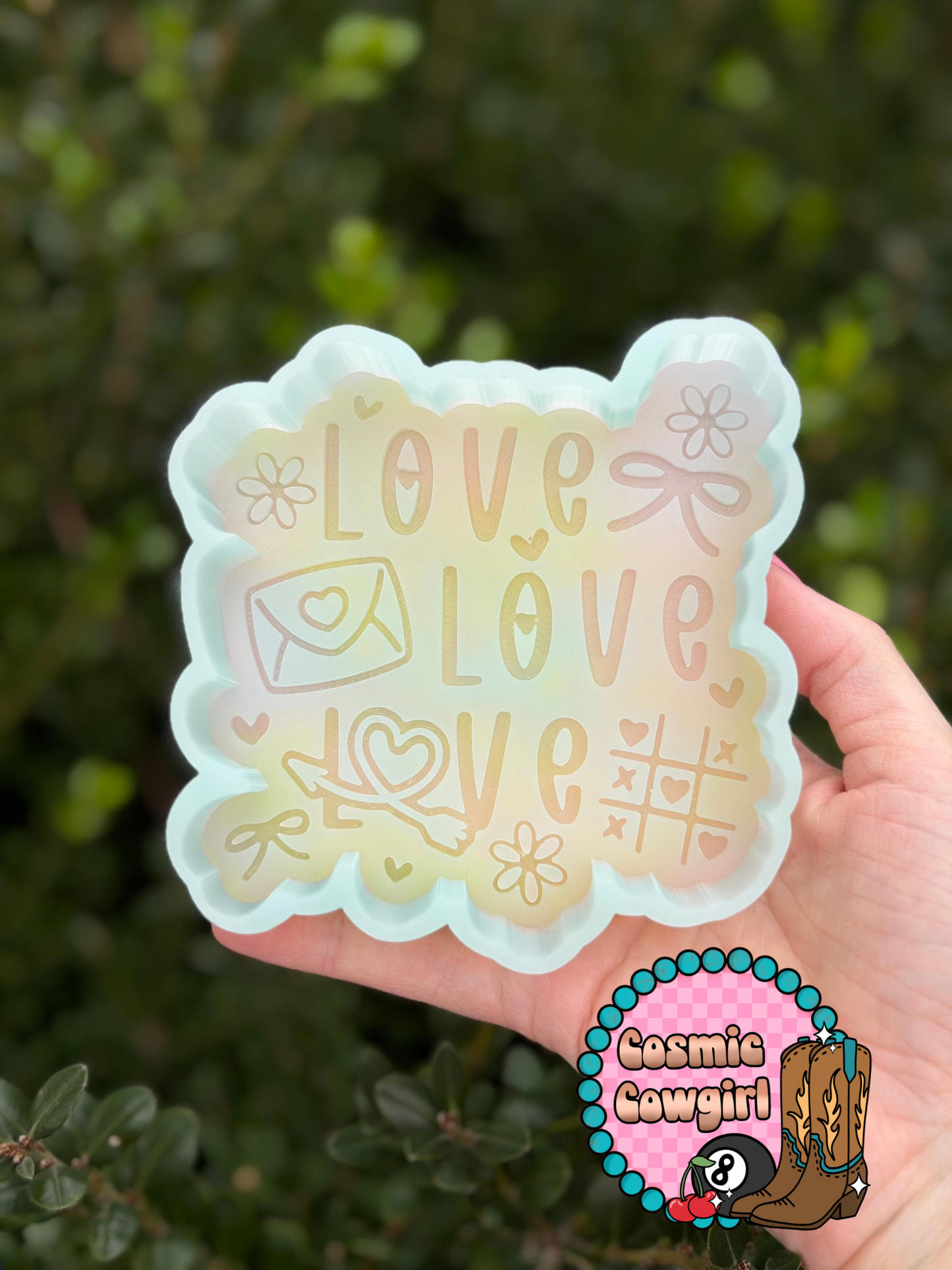 Love, Love, Love - Silicone Mold Only