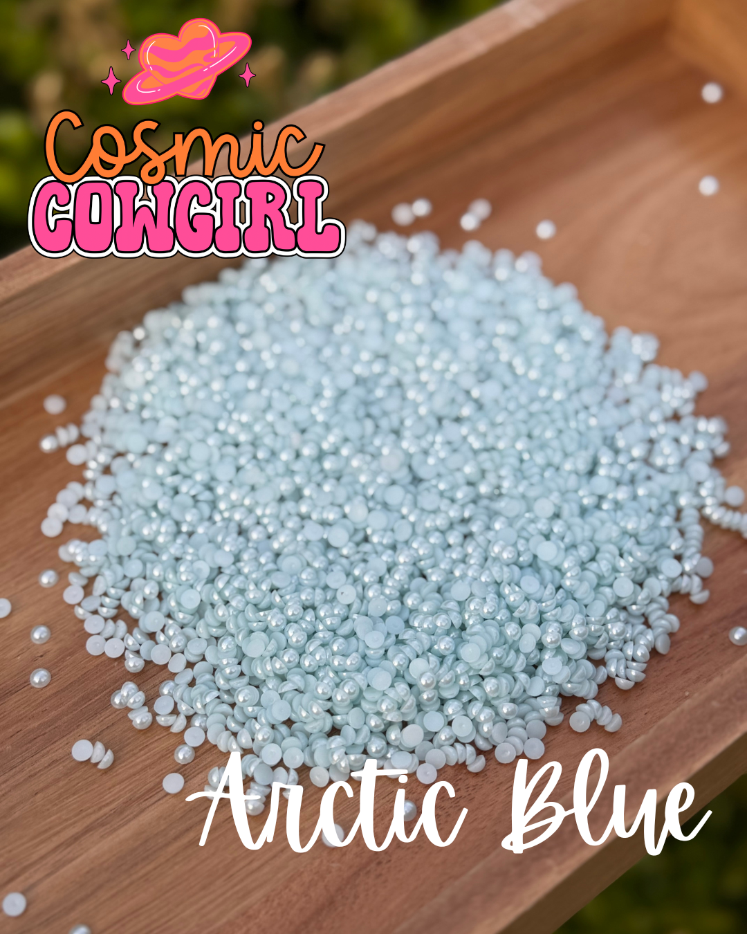 Arctic Blue - 4mm Pearls