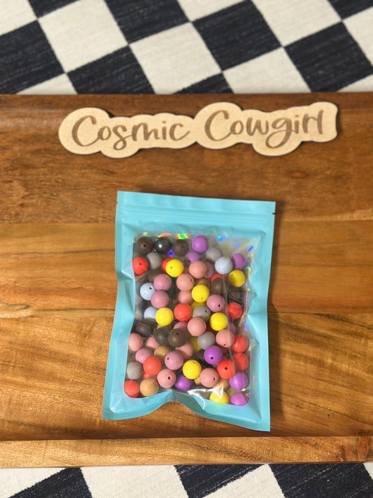 15mm Silicone Beads