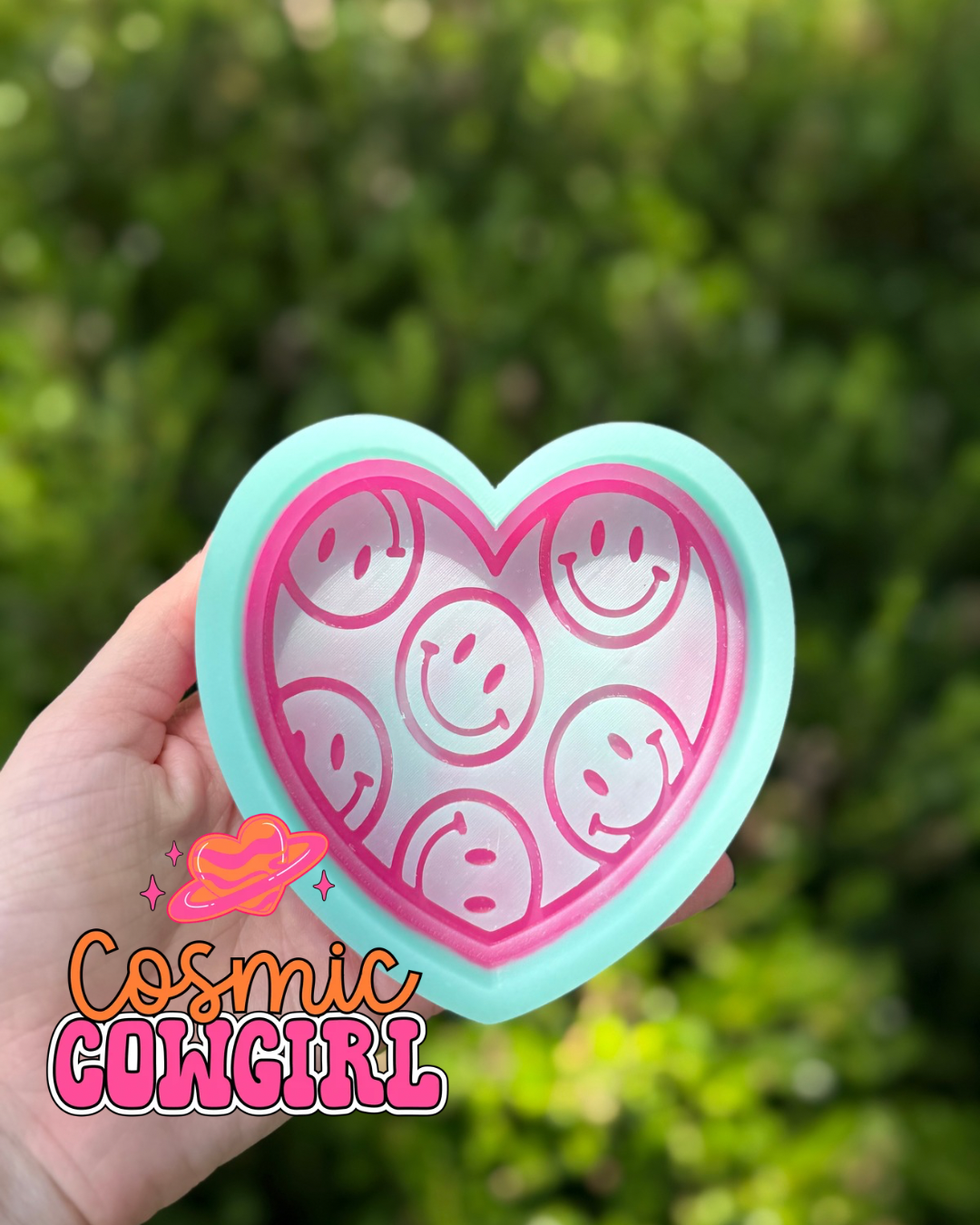 Smiley Heart - Silicone Mold