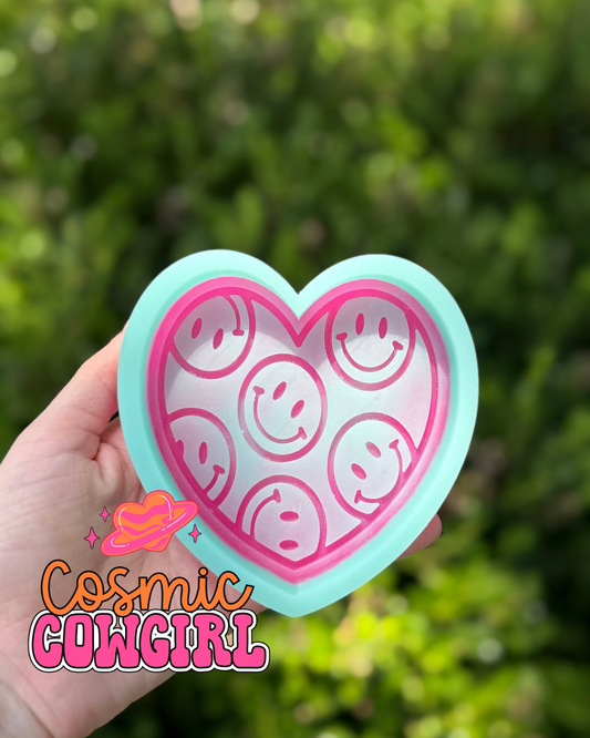 Smiley Heart - Silicone Mold