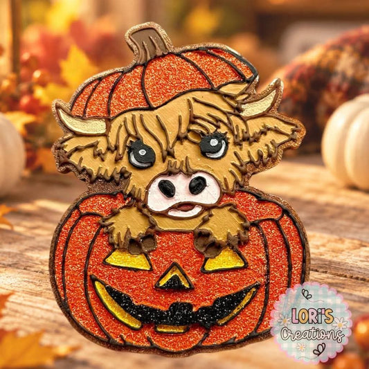 Highland In Pumpkin - Silicone Mold