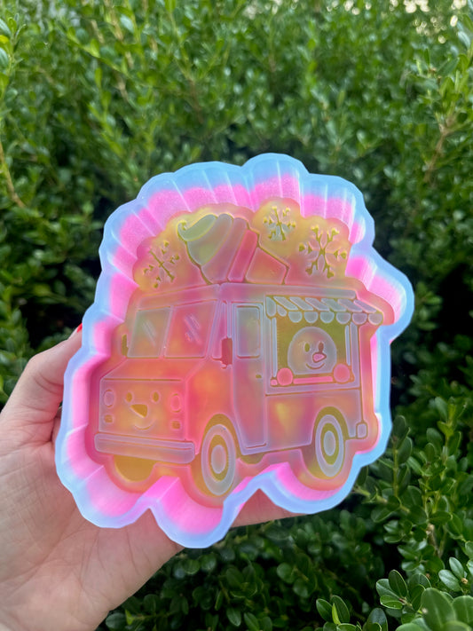 Winter Ice Cream Truck - Silicone Mold Only