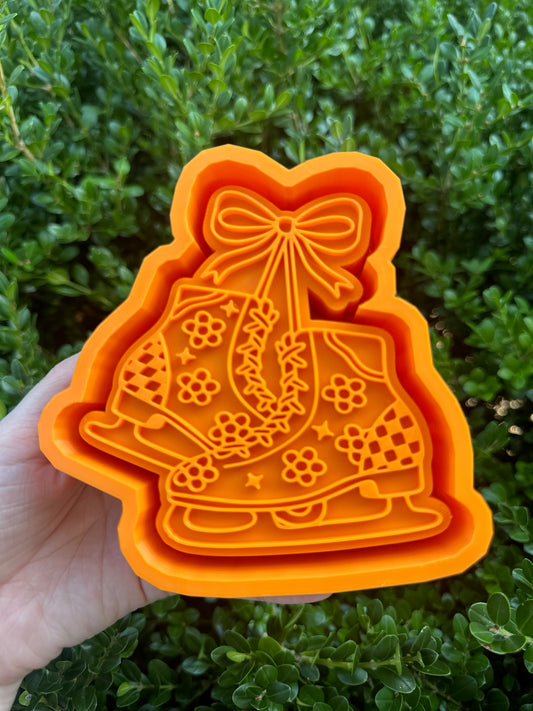 Retro Ice Skates - Silicone Mold Only