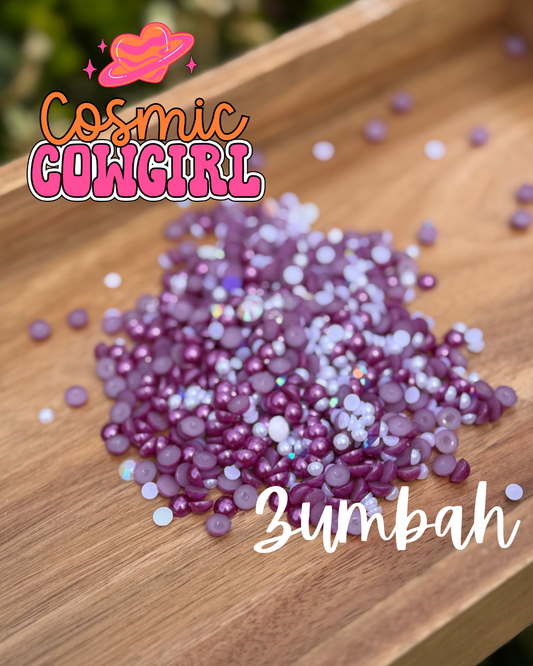 Zumbah - Custom Pearl + Rhinestone Mix