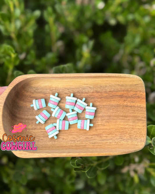 Blue/Pink Cup - Charms